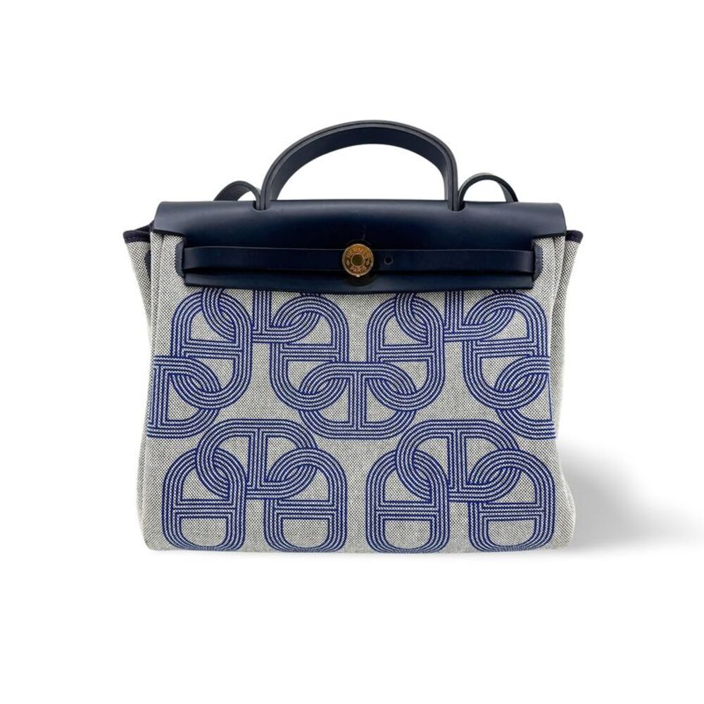 Hermès Herbag Zip 31 Chandal Navy